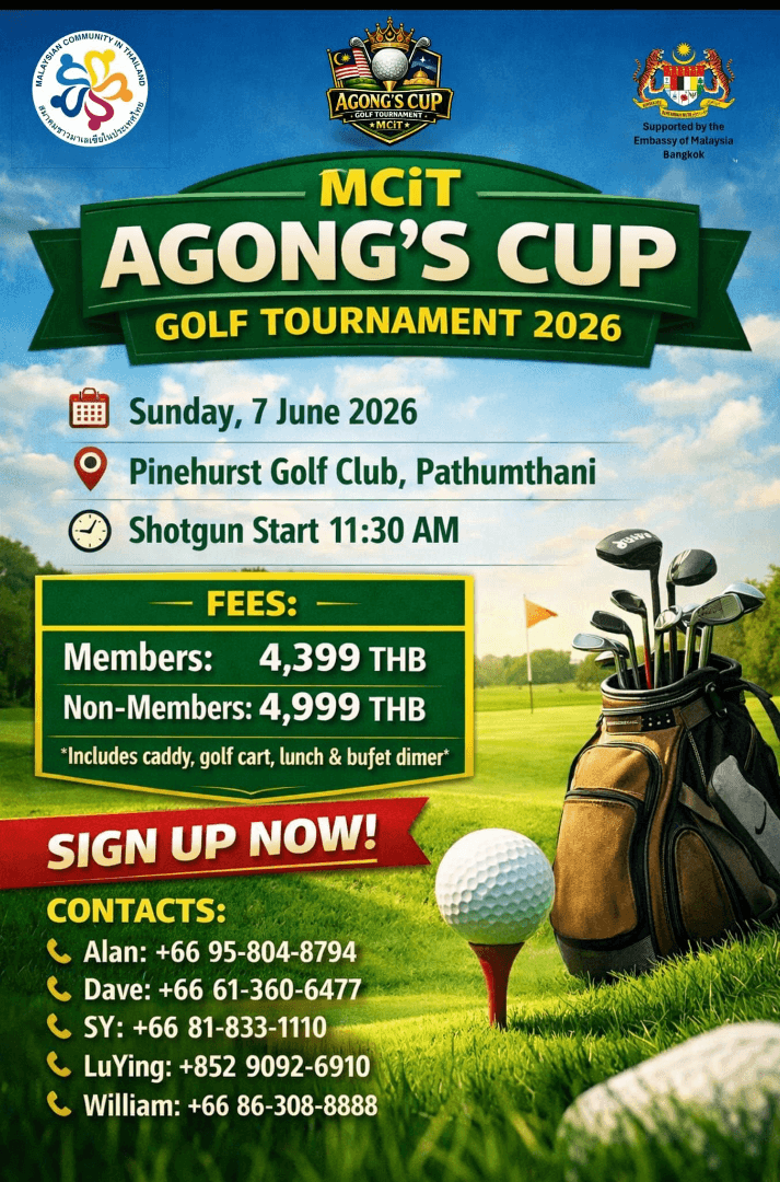 Agong’s Cup Golf Tournament 2026 - Image 1