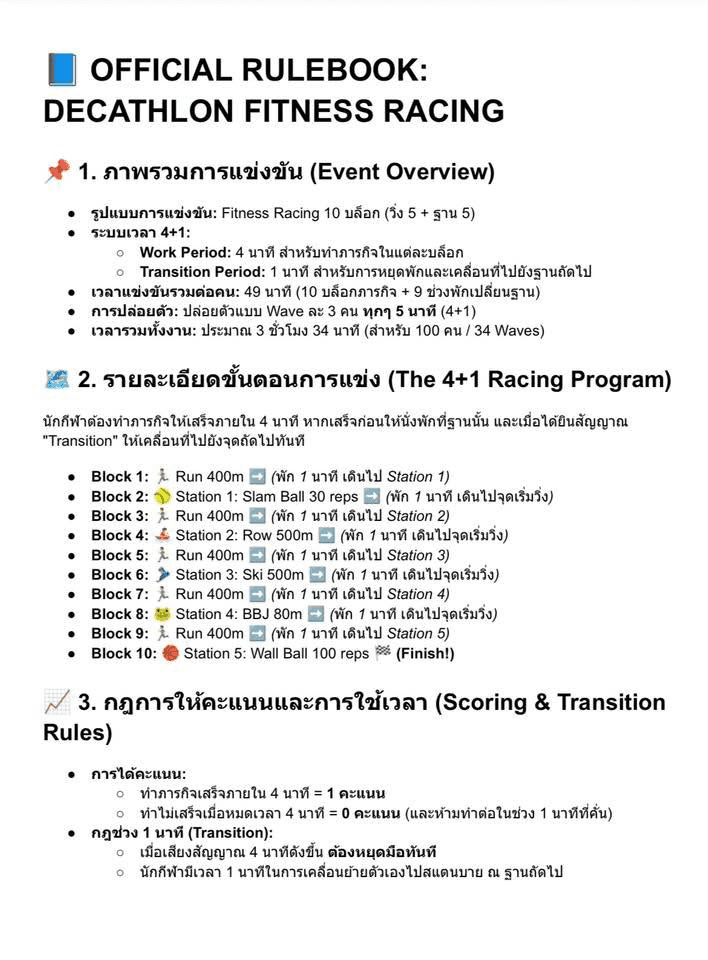 Decathlon Fitness Racing 2026 - Image 2