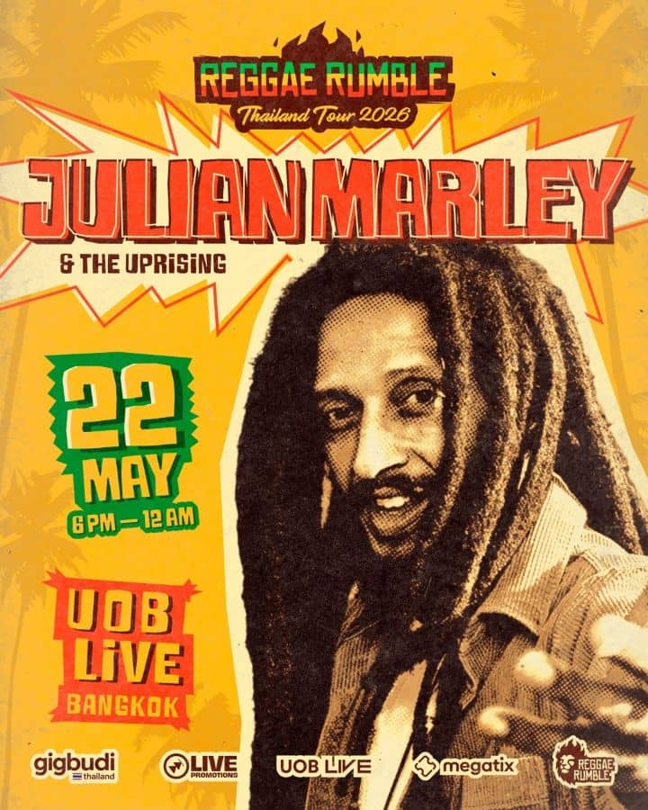 Reggae Rumble Thailand Tour 2026: Julian Marley & The Uprising - Image 1