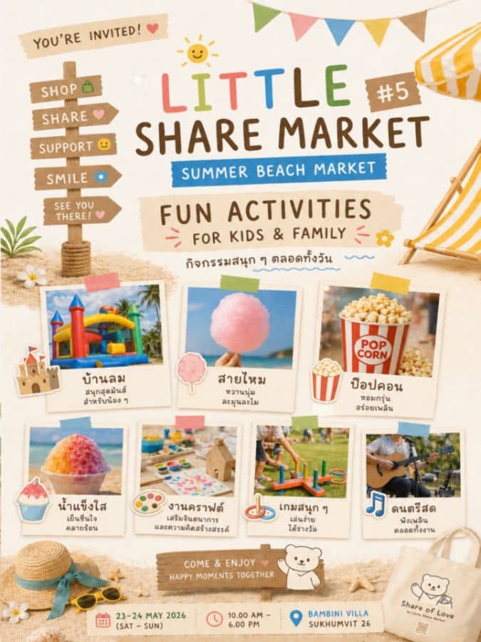 Little Share Market #5: Summer Beach - Image 2