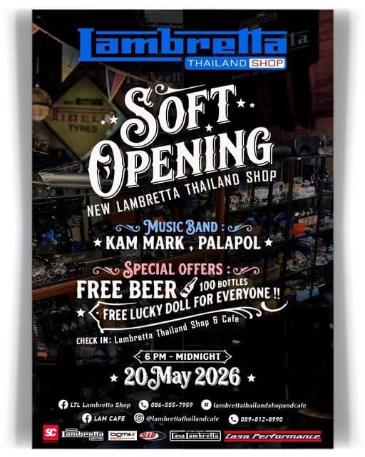 Lambretta Thailand Shop Grand Opening - Image 1